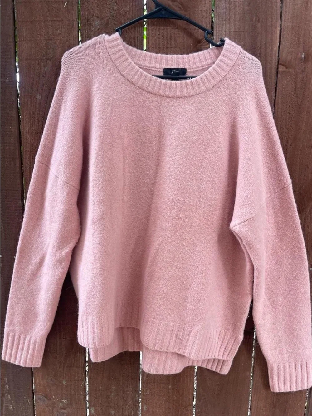 J Crew Super-soft Merino Alpaca Blend Crewneck Sweater Relaxed Fit Sz L